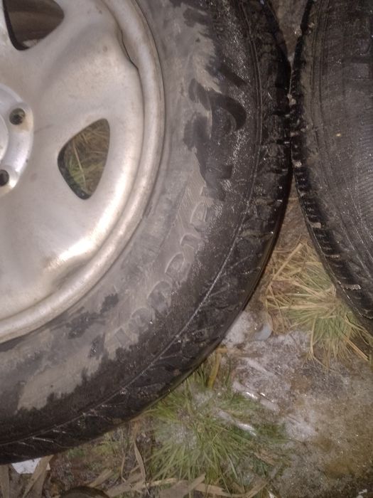 Колеса Волга, ромашки, с резиной