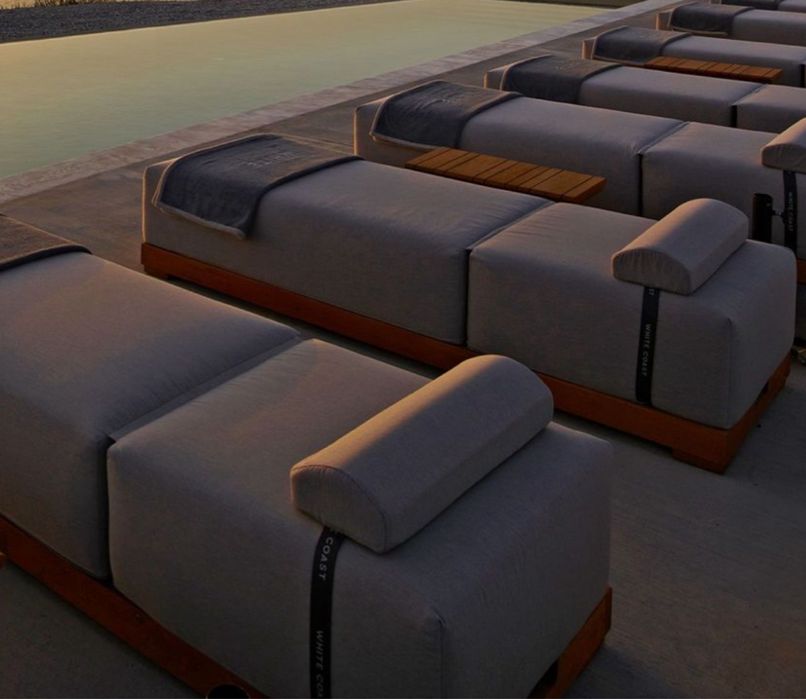 Sezlong curacao lemn