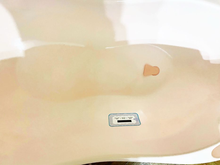 Детская ванночка с термометром