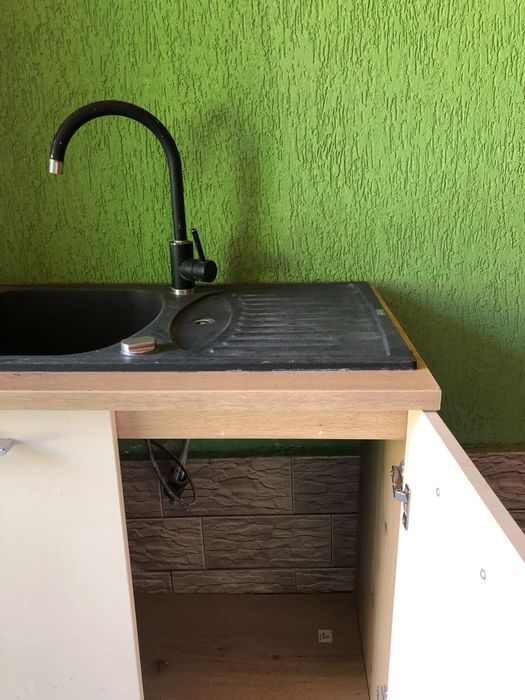 Masca chiuvetă bucătărie cu chiuvetă și baterie incluse