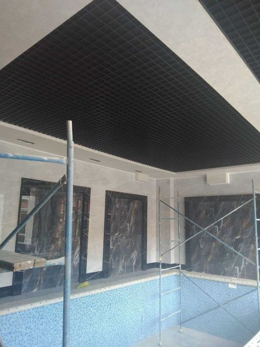 Грильято потолок | Грилято | сеточный потолок | клеточный | Grilyato |