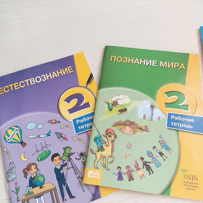 Школьные книги и тетрадь рабочая