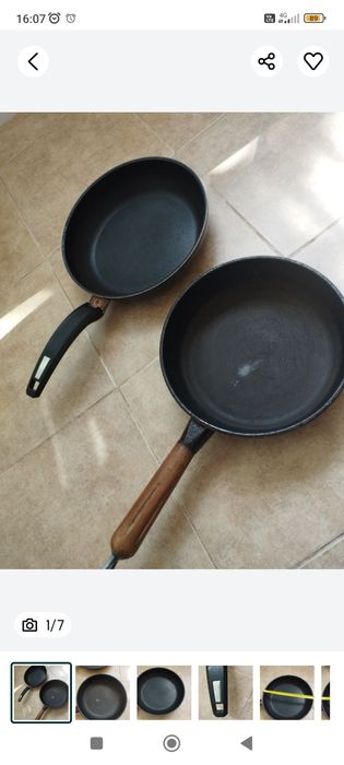 2 tigăi ceramica/45lei