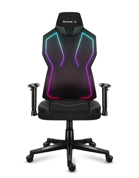 Scaun de birou Huzaro Combat 6.2 RGB, Negru