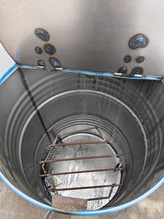 Бочка печка для дачи