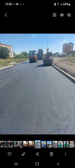 Асфальтирование дорог