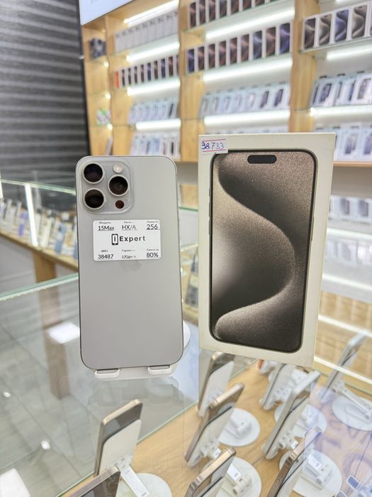 iPhone 15 Pro Max 256gb ideal 3 oy garantiya!