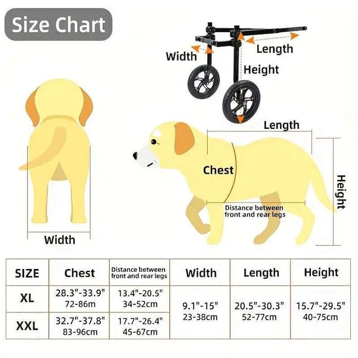 Carucior caine paralizat / handicapat
