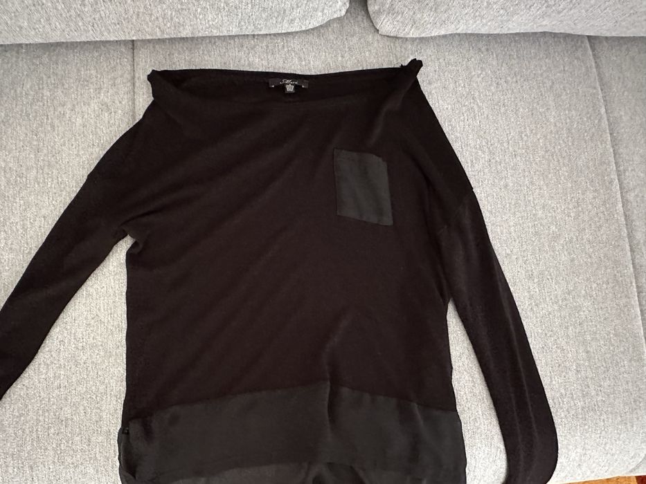 Чисто черна блуза
