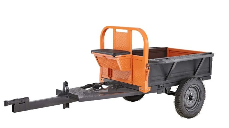 Motocultor Omac 8CP și Remorca 450 kg