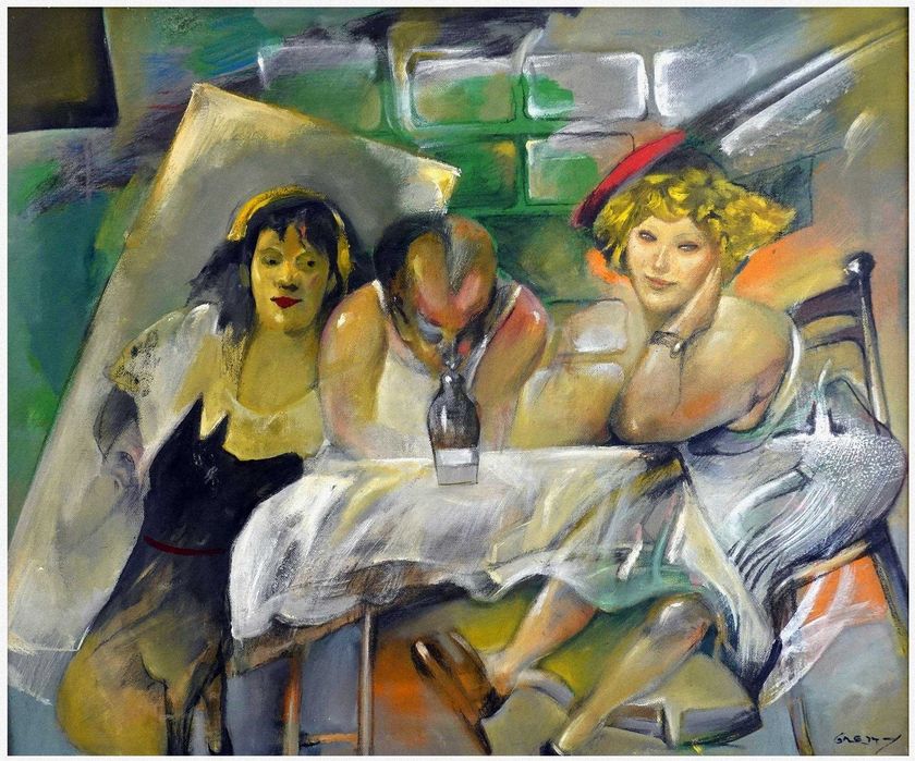 Vand tablou autentic semnat GRETTY RUBINSTEIN