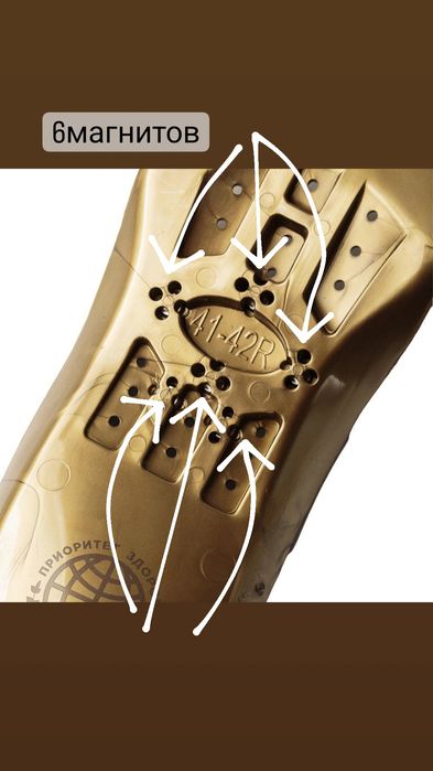 Коррекционные стельки магнитные