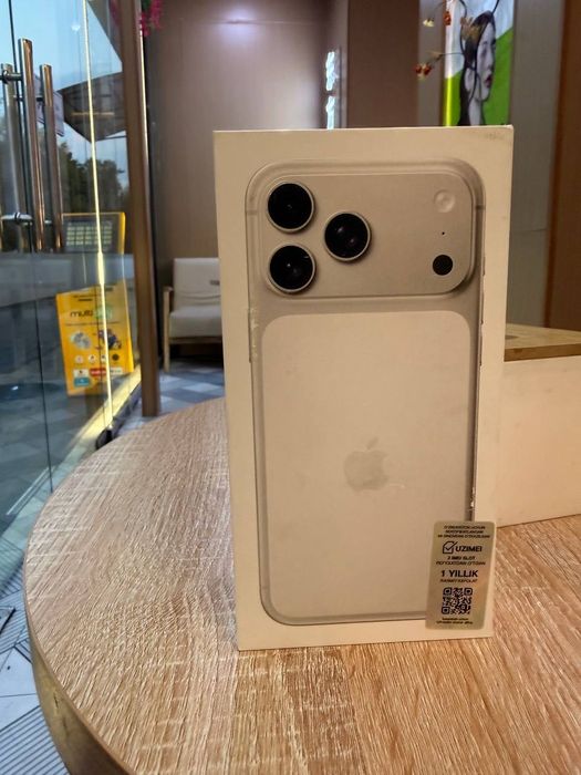 Iphone 17 pro max 256 silver nano sim+e sim