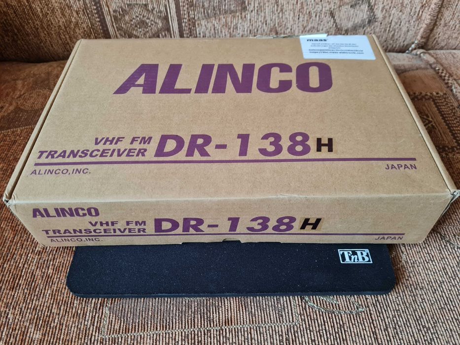 statie radio taxi vhf/uhf alinco dr 138 60w