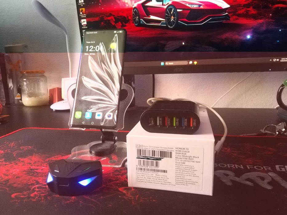 Telefon Honor 70 5G (256GB) Cutie, + Căști Cadou