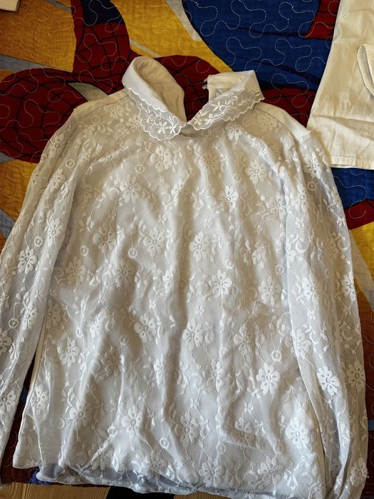 Белые рубашки для девочек