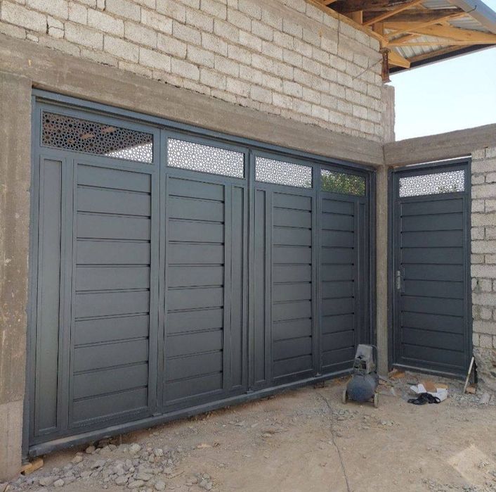 Ворота в стиле хай-тек премиум класс