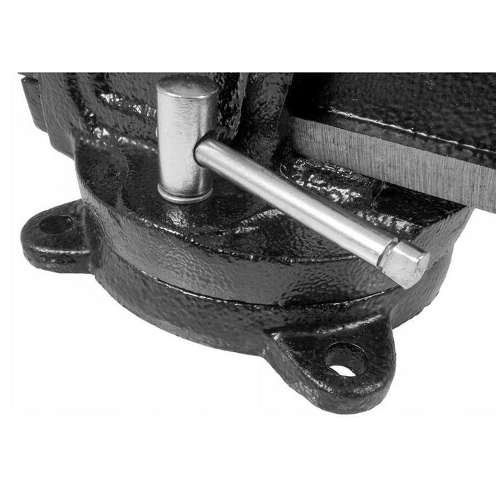 Menghina rotativa de banc turnata, 100 mm 4", din fonta, cu nicovala,