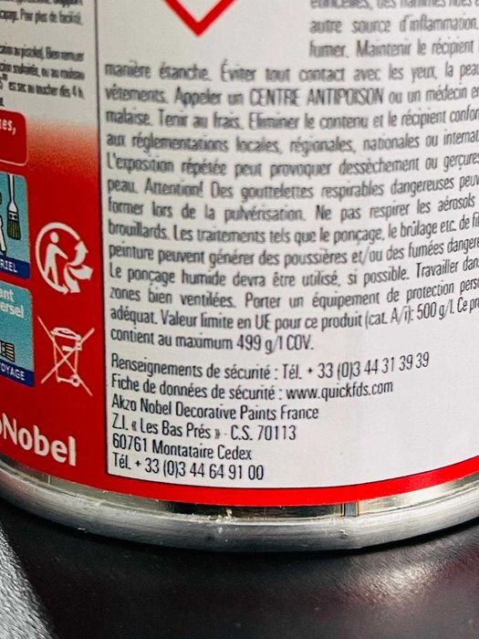 Grund Julien Minium Grey 0,125 l - rezistent la rugină, Albastru-gri