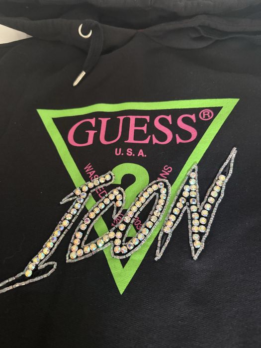 Guess суитшърт с качулка