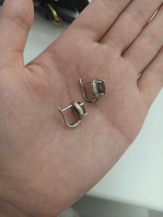 Серьги серебро 925