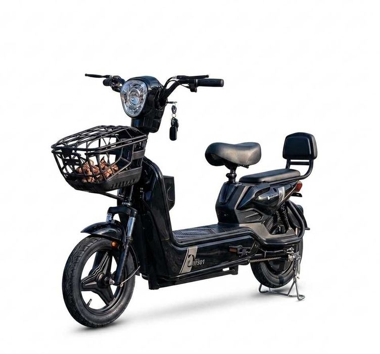 Електрически скутер с педали, Мотопед, 500W 48V 12Ah, Electric Moped