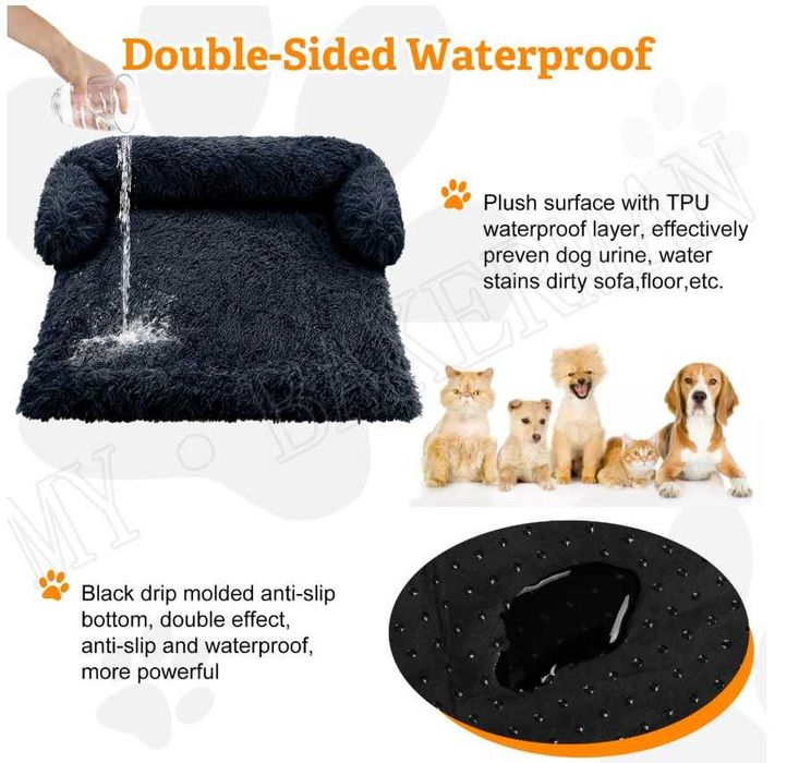 Топло легло Протектор за диван * Пухкаво и успокояващо място за кучета