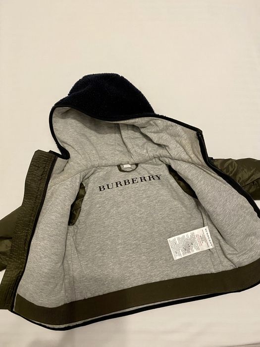 Geaca iarna Burberry ORIGINALA copii(bebe) ,marimea 80 (12 luni)