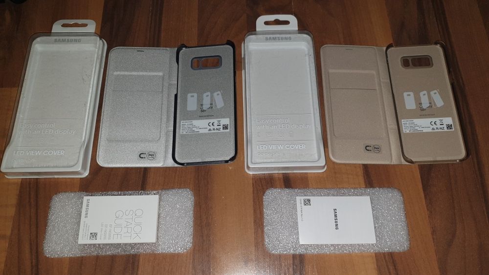 Husa smart activa originala Samsung Led View Cover S8+ S8 Plus G955