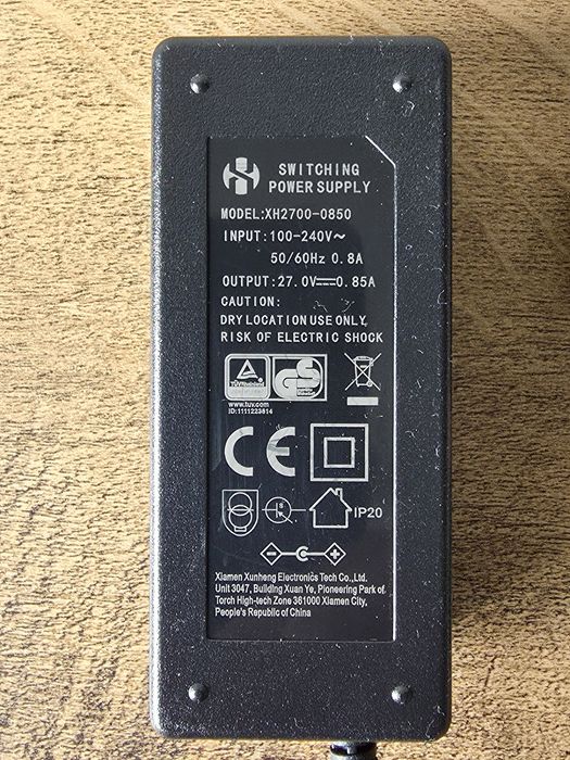 Alimentator 27V 0,85A mufa 5,5x2,5mm
