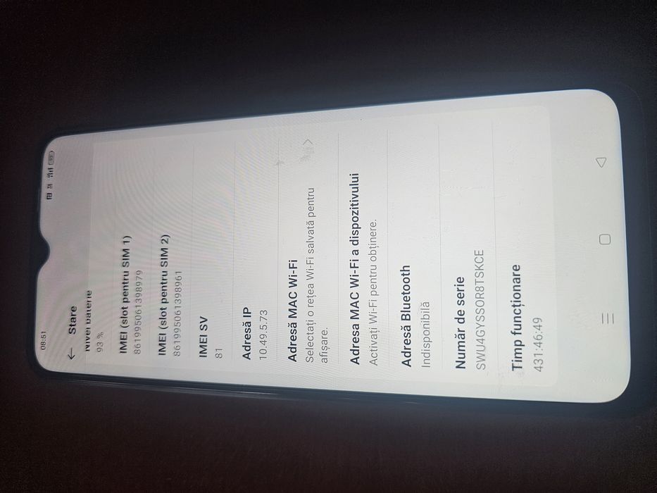 Telefon OPPO A57s 4GB RAM / 128GB Stocare - Stare Foarte Buna