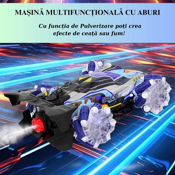 Masinuta cu Telecomanda si Senzor de Mana ROSU si ALBASTRU