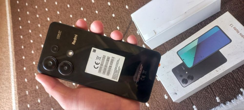 Redmi Note 13 6/128 Ideal Holat Karobka Bor