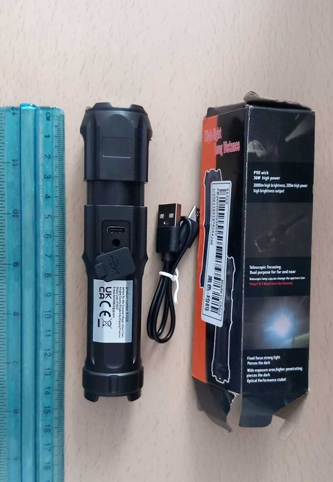 Lanterna incarcabila USB drumetie, camping
