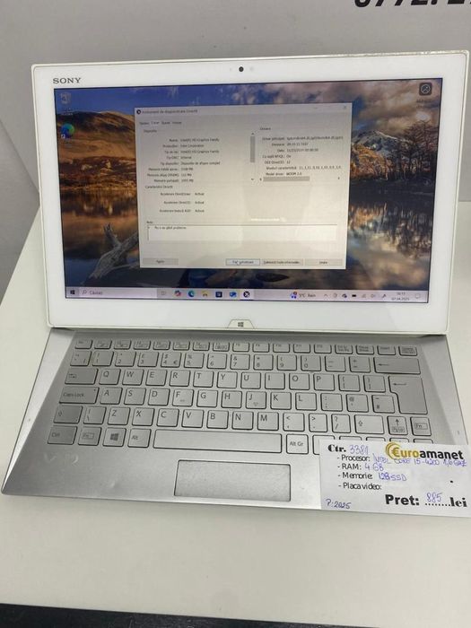Ultrabook Sony VAIO SVP1121M2EB.EE9 cu procesor Intel(R) Core(TM) -N2-