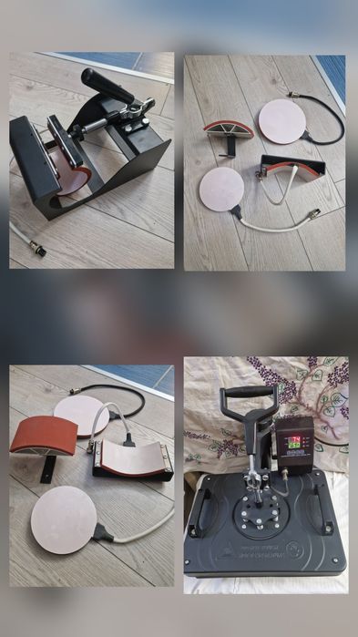 Vând presă termică, imprimanta și accesorii