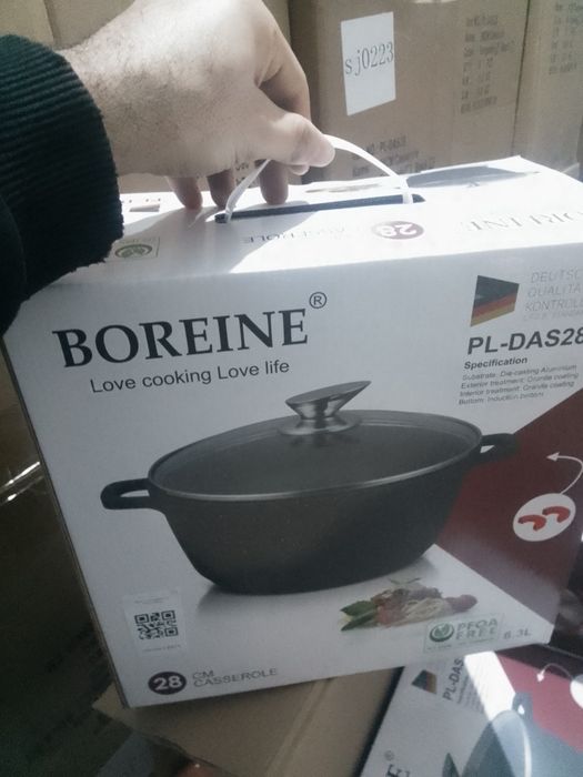 Казан с антприградным покрытием,qozon yopishmaydigan Germany technolog