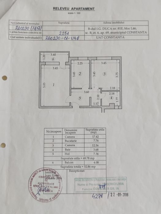 Apartament de vanzare