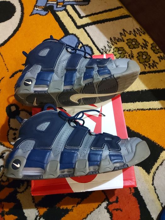 Nike Air More Uptempo 96'  Grey Blue  маратонки