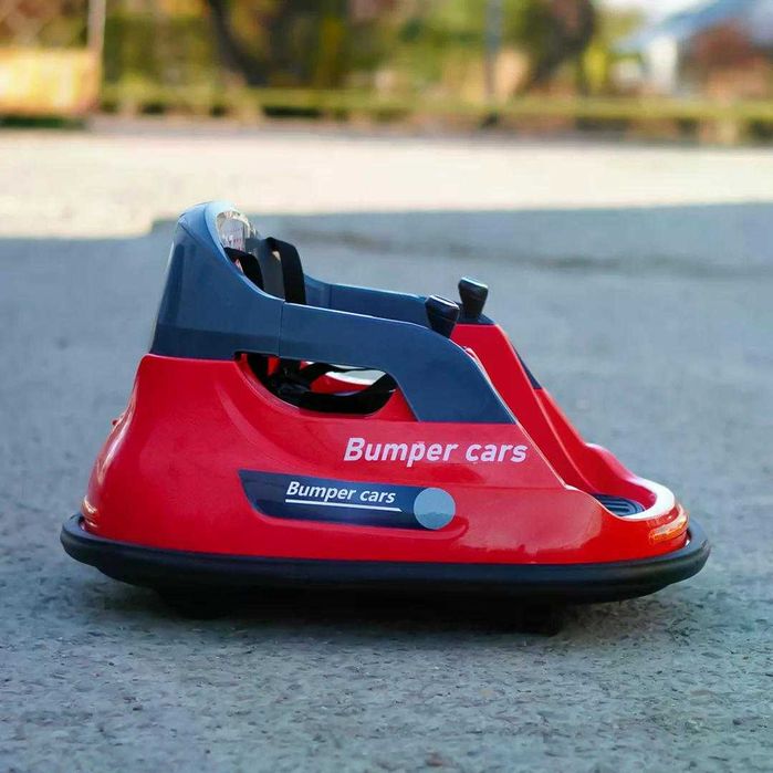 Masinuta busitoare electrica cu RC, Kinderauto Bumper, 2x 35W 12V RED