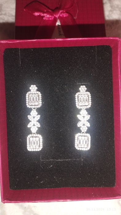 Продаются новые серьги 925 пробы Италия.