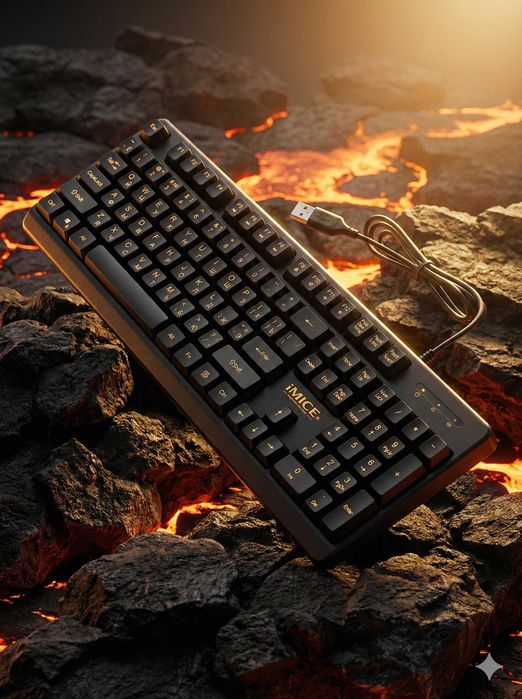 Klaviatura IMICE K-816 | Yangi | 3 dona qoldi | Bir sizni qaritadi