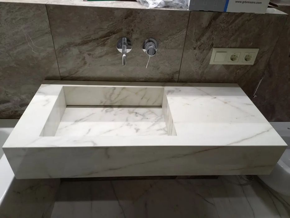 Раковина из керамогранита