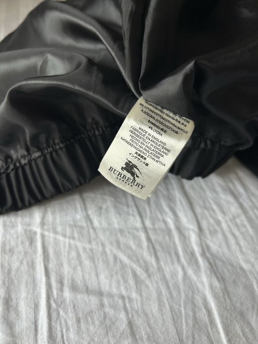 Burberry Black Hooded Jacket, Size S Fits M
