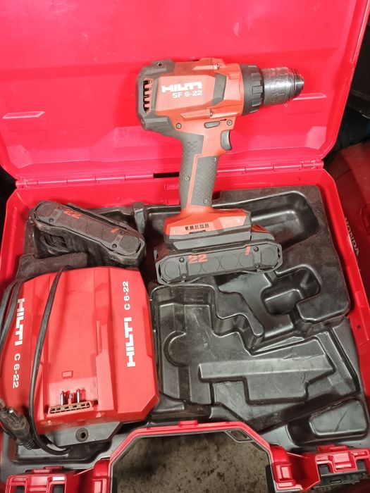 Filetanta hilti sf6 22 nuron ,cutie,2 baterii,incarcator