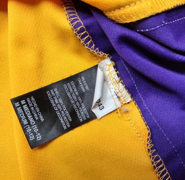 NBA / Los Angeles Lakers / #24 BRYANT - детски баскетболен потник