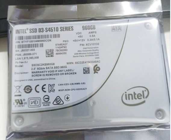 INTEL SSD DC S4510 960GB 2.5" SATA 6Gb/s 3D2 TLC  - pentru server