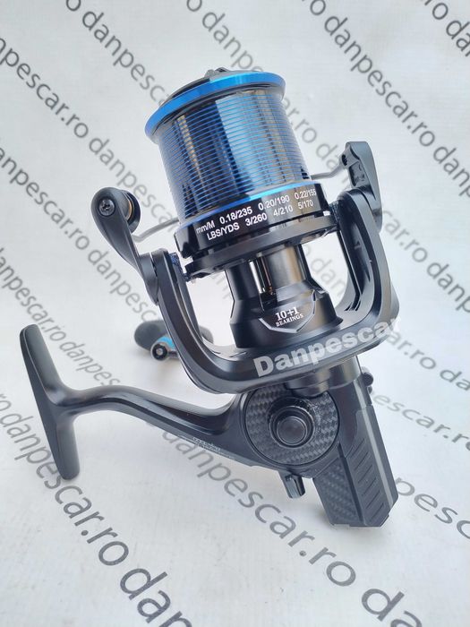 Mulinetă Feeder Crap PRO FL Strategist 7000 Albastru tambur Long Cast