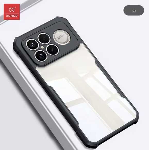 Husa pentru POCO F8 Ultra shockproof cu airbag-uri pe colturi si spate transparent