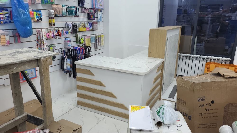 Витрина касса стилаж